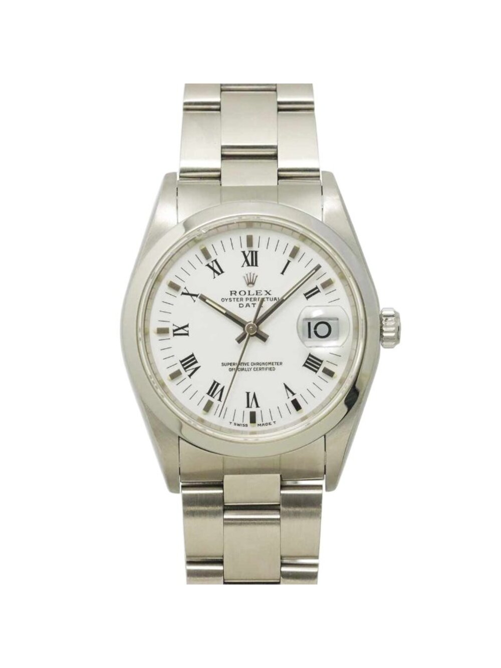 Rolex Oyster Perpetual Date Watch White Automatic